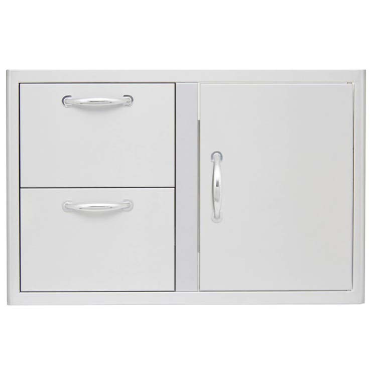 Blaze 32-Inch Stainless Steel Access Door & Double Drawer Combo (BLZ-DDC-R)