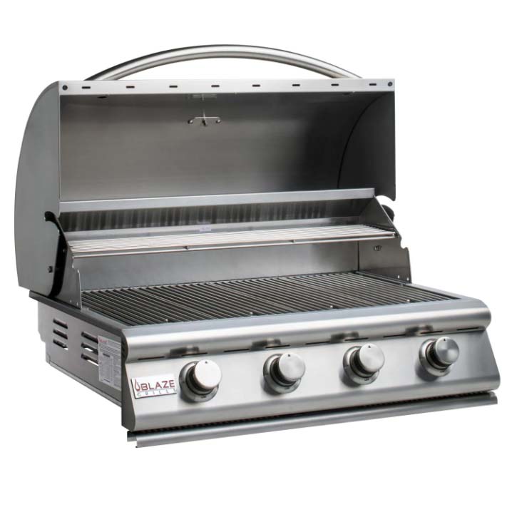 Blaze Prelude LBM 32-Inch 4-Burner Built-In Gas Grill (BLZ-4LBM-LP/NG)