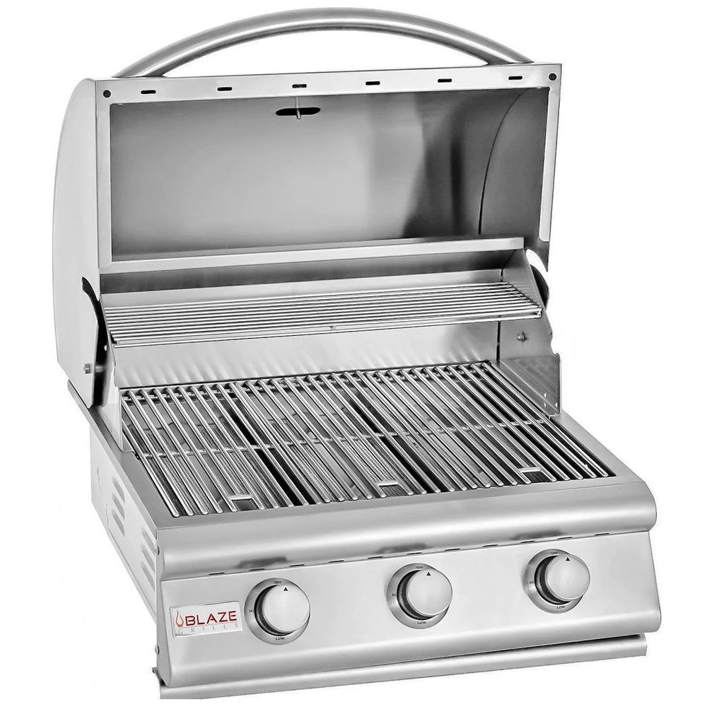 Blaze Prelude LBM 25-Inch 3-Burner Built-In Gas Grill (BLZ-3LBM-LP/NG)