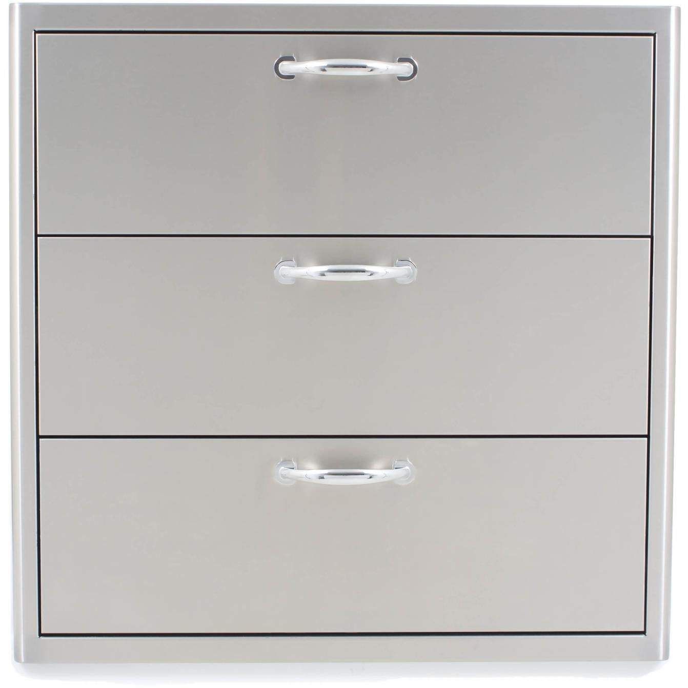 Blaze 30-Inch Stainless Steel Triple Access Drawer (BLZ-30W-3DRW)