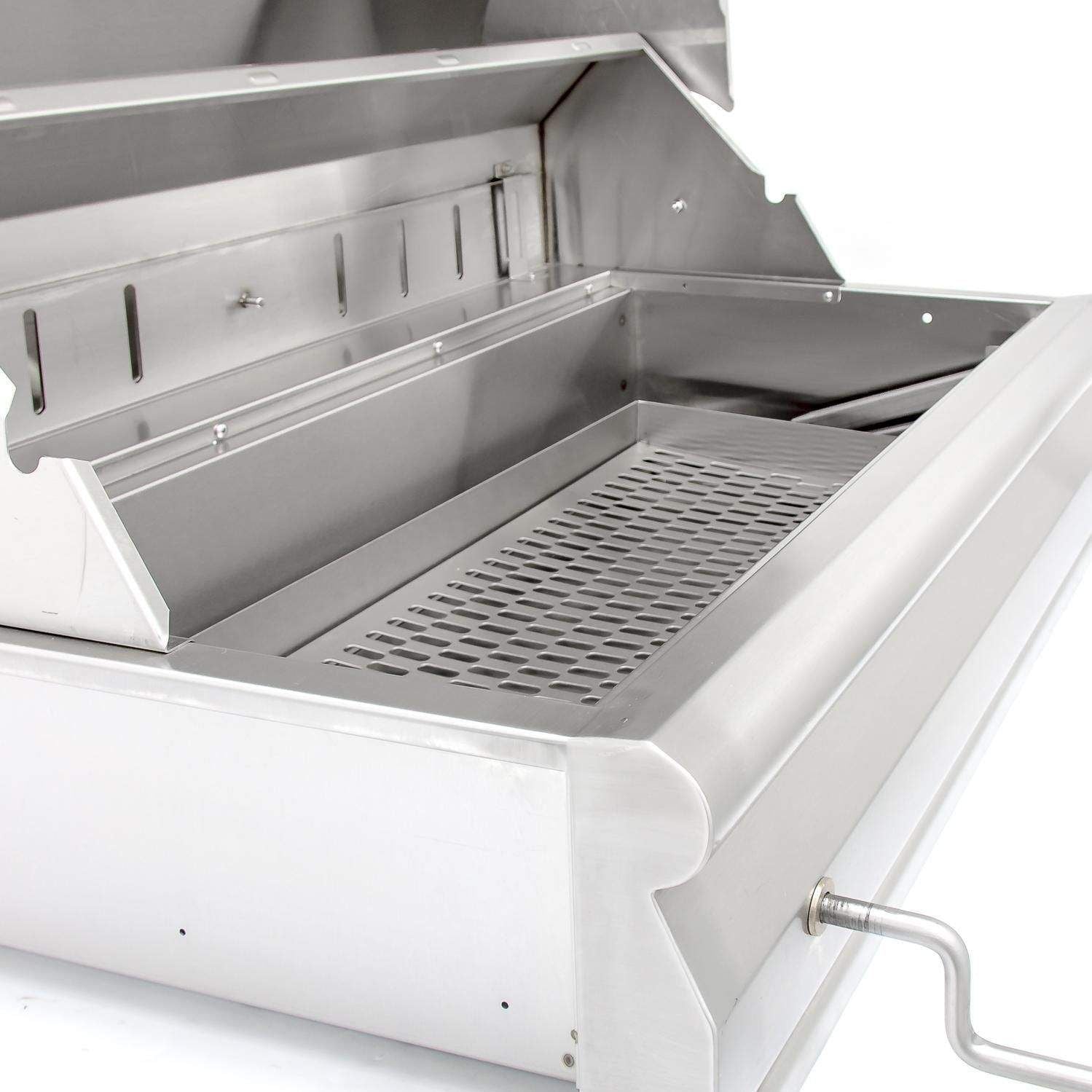 Blaze 32-Inch Built-In Charcoal Grill with Adjustable Charcoal Tray (BLZ-4-CHAR)