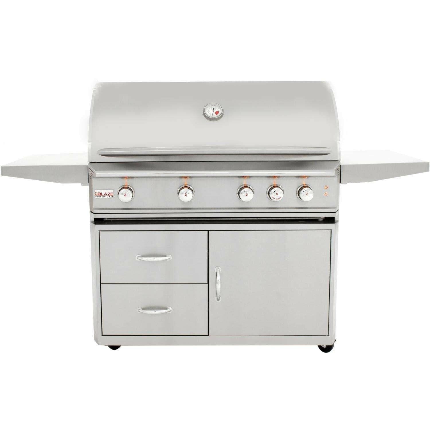 Blaze Professional LUX 44-Inch 4-Burner Freestanding Gas Grill (BLZ-4PRO-LP/NG + CART)