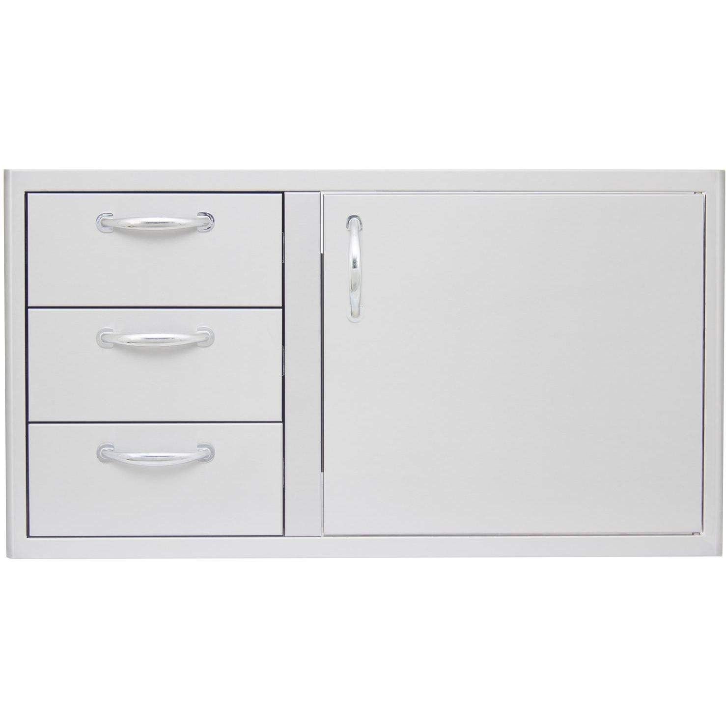 Blaze 39-Inch Stainless Steel Access Door & Triple Drawer Combo (BLZ-DDC-39-R)