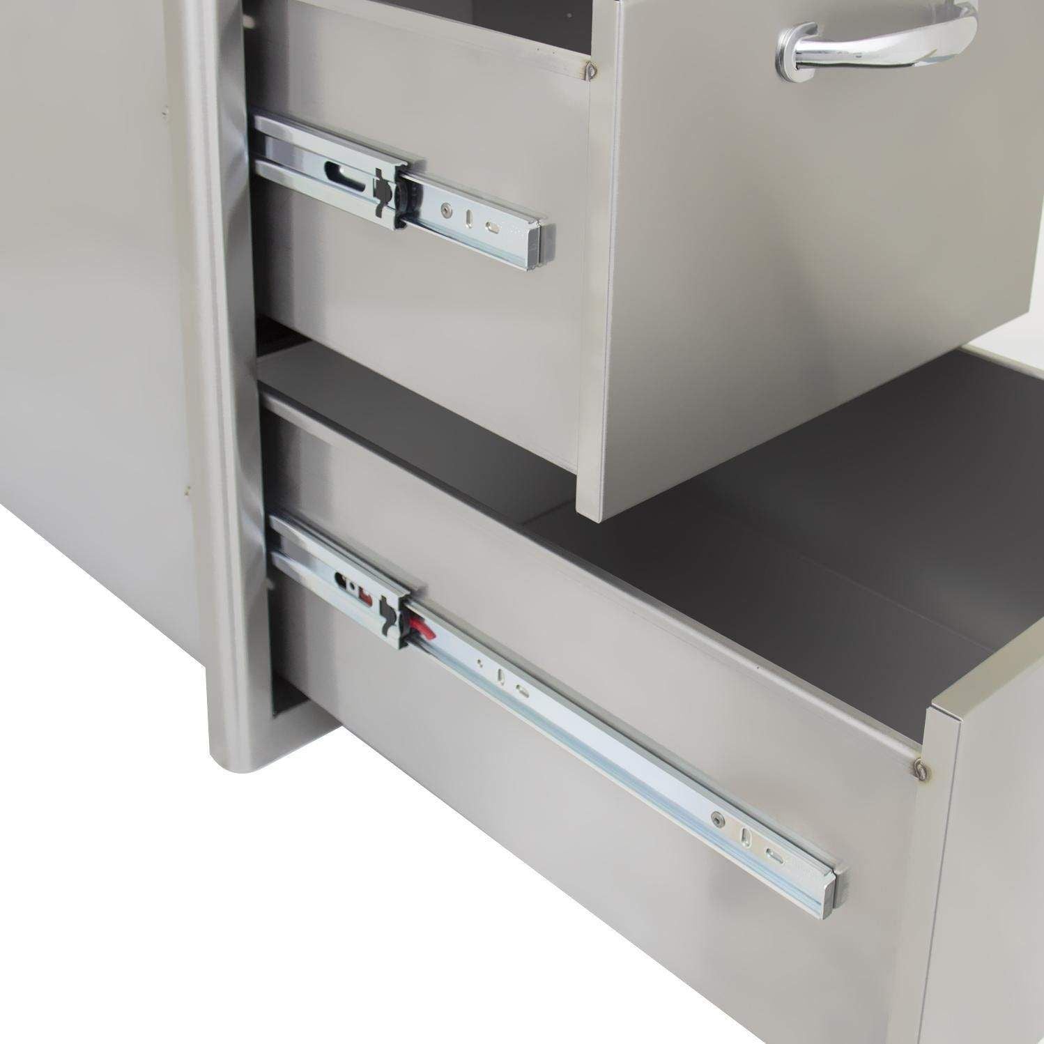 Blaze 16-Inch Stainless Steel Triple Access Drawer (BLZ-DRW3-R)