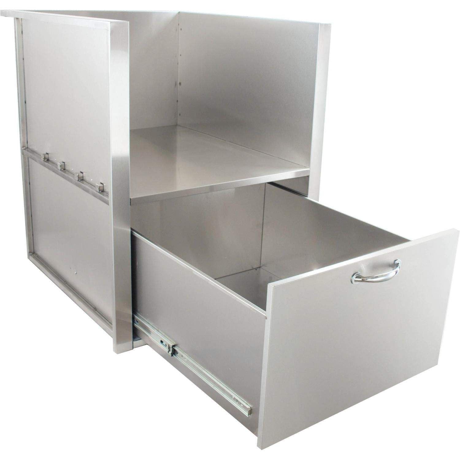 Blaze Kamado Island Sleeve with Storage Drawer (BLZ-KMDO-SLV)